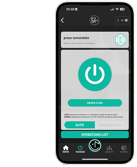 App ezon.io per la gestione delle prese intelligenti