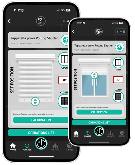 Gestisci le tue tapparelle dall'App ezon.io