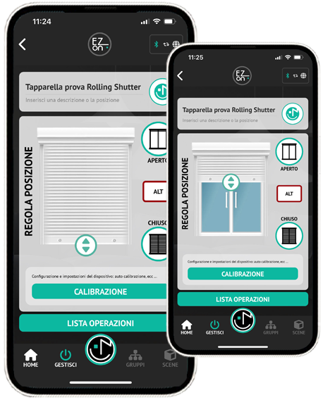 Gestisci le tue tapparelle dall'App ezon.io